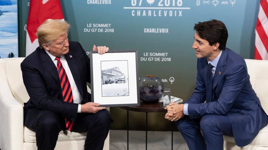 Foto da matéria: Trump nega ter pressionado o Canadá sobre idioma francês
