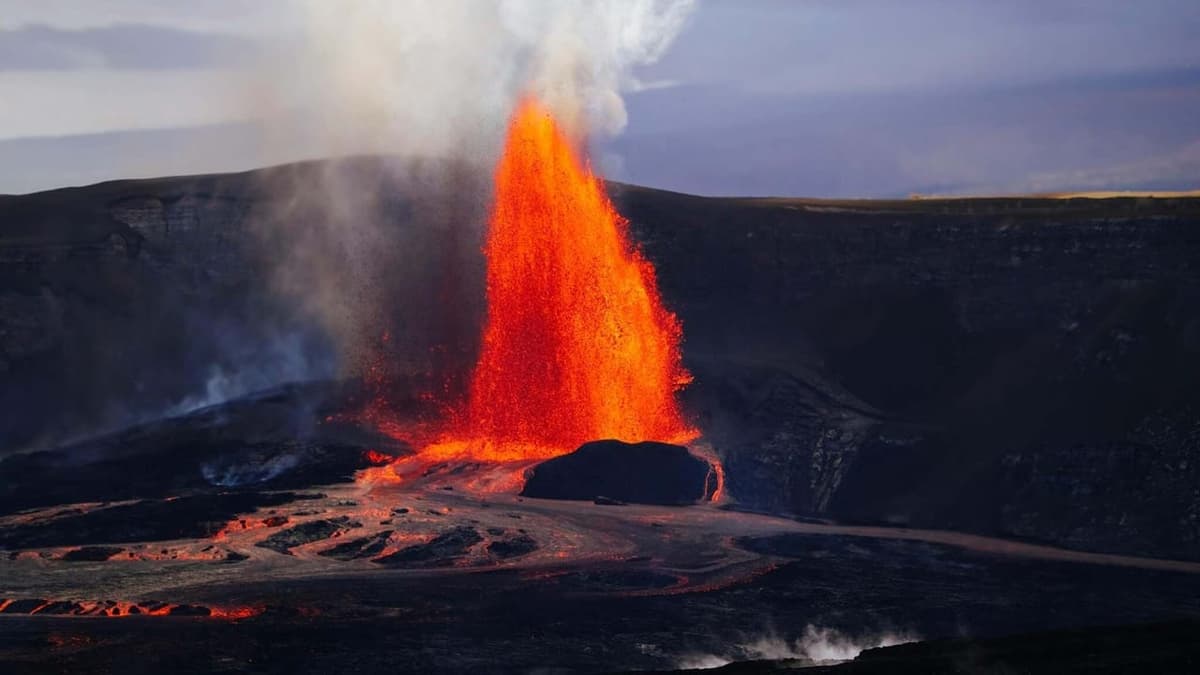 Kīlauea inicia 54º episódio eruptivo com jatos de 500 pés