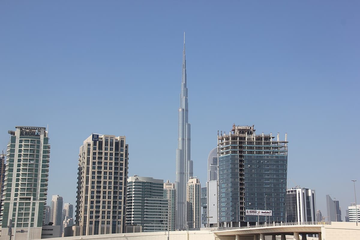 Foto da matéria: Burj Khalifa é iluminado com a bandeira da Índia em Dubai