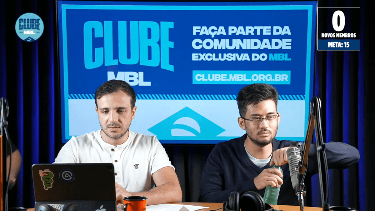 Foto da matéria: Renan Santos inicia campanha na USP entre gritos contra Lula
