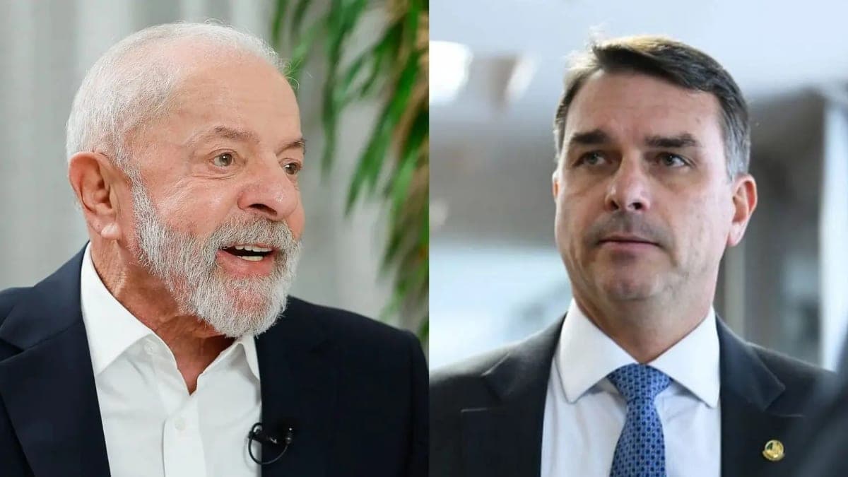 Lula e Flávio Bolsonaro empatam em pesquisas do Centrão